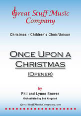 Once Upon a Christmas - Opener Unison choral sheet music cover